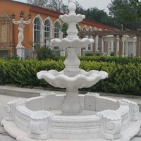Stone Garden Water Fountains - Color: White