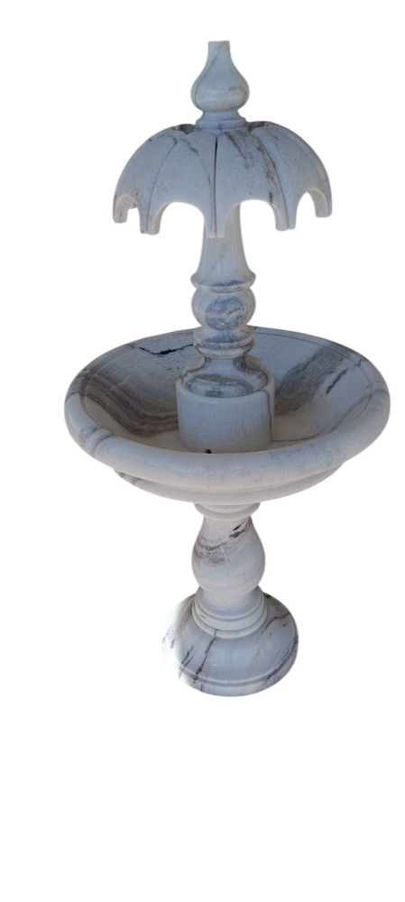 White Marble Fountain - Feature: Durable