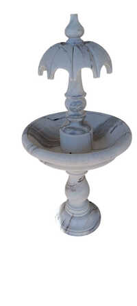 White Marble Fountain