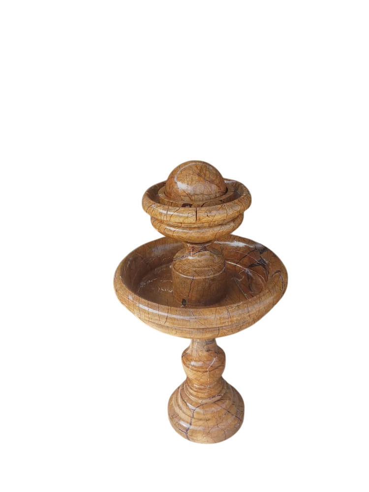 Decorative Marble Stone Fountain - Color: Brown