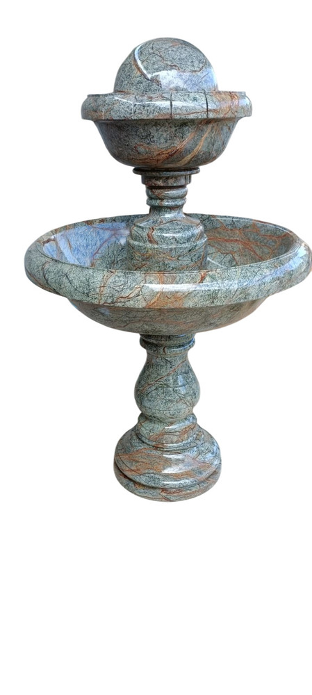 Marble Small Indoor Water Fountain - Color: Grey