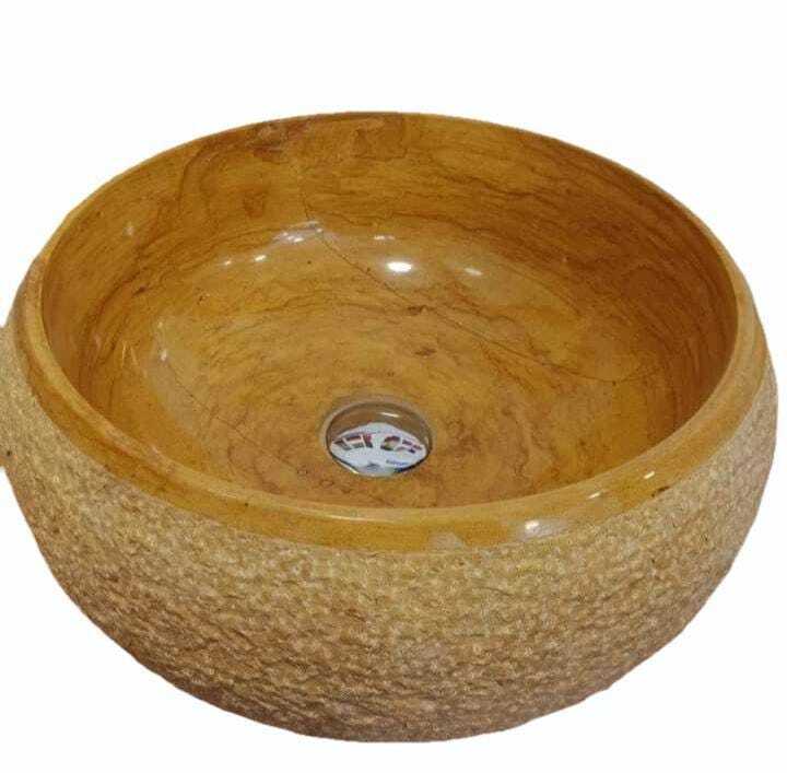 Bathroom Brown Marble Wash Basin - Feature: Durable