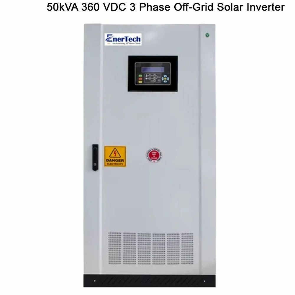 Enertech 50Kva 360 Vdc 3 Phase Off-Grid Solar Inverter - Application: Commercial