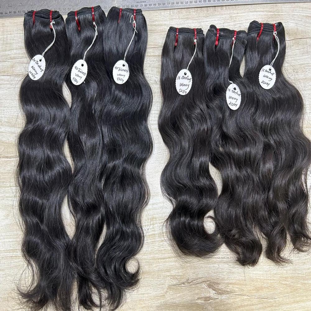 Indian Weft Human Hair - Color: Black