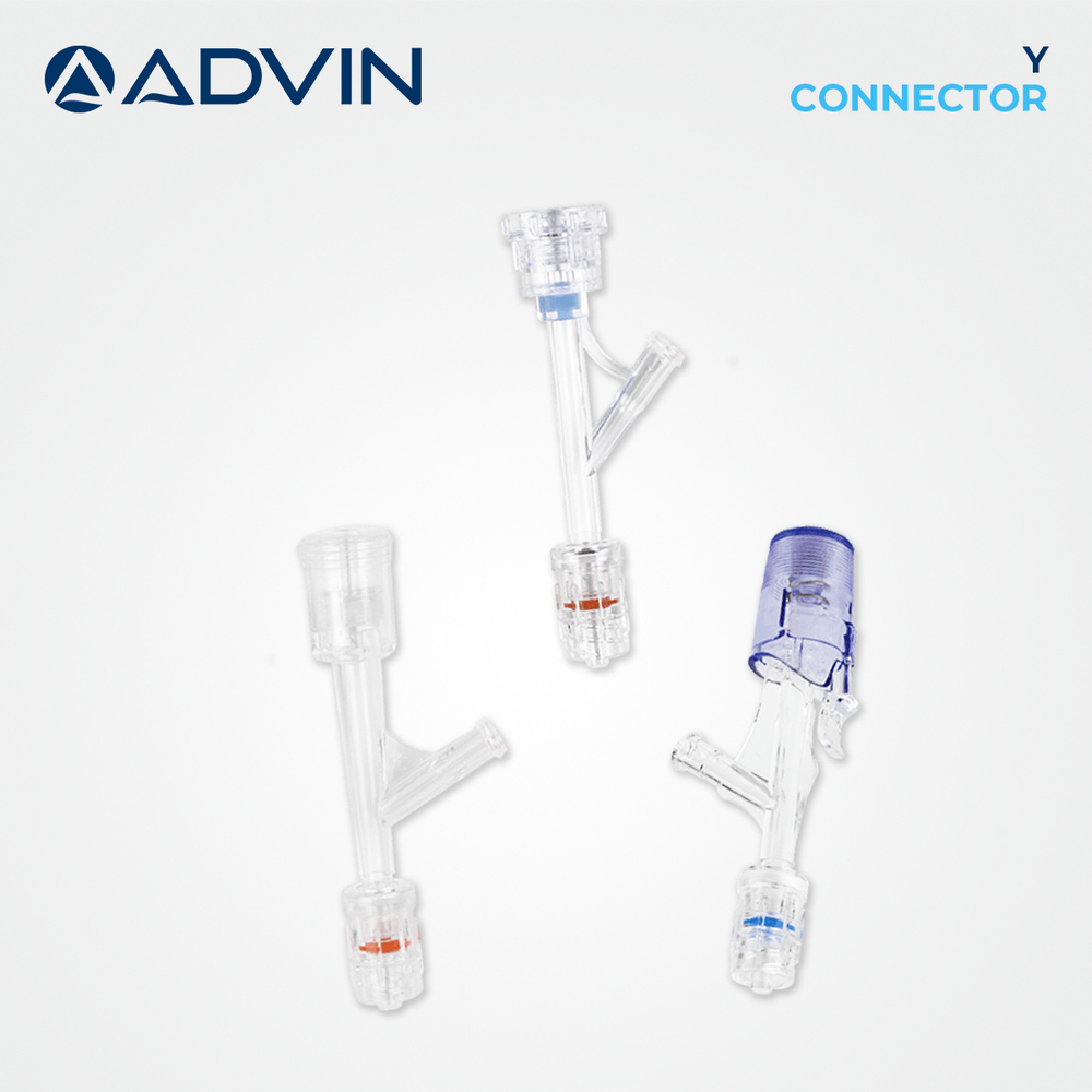 Ptca Y Connector - Manual Operation | Single-handed Insertion Device With Hemostatic Valve, Integrated Valve Opener, And Push-pull System