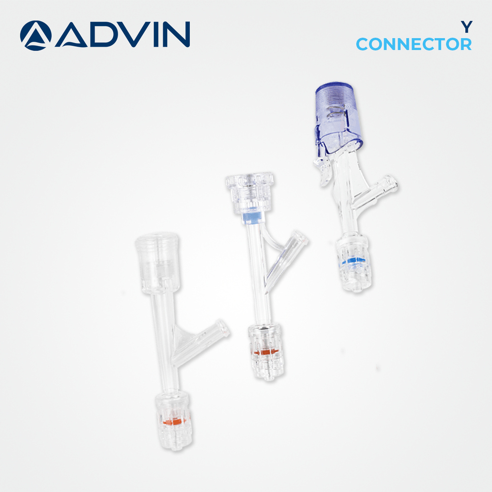 Ptca Y Connector - Manual Operation | Single-handed Insertion Device With Hemostatic Valve, Integrated Valve Opener, And Push-pull System
