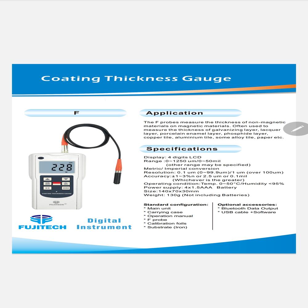 FUJITECH F Paint Coating Thickness Gauge