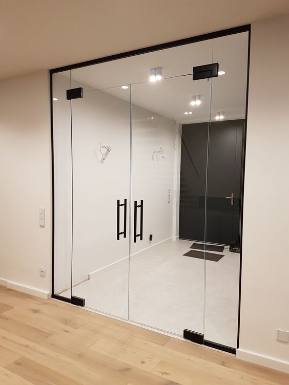 Toughened glass Door