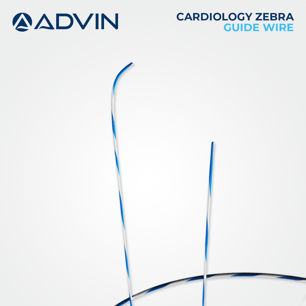 Manual Cardiology Zebra Guide Wire
