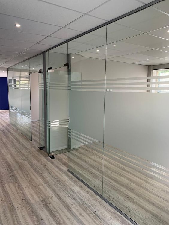 Toughened Glass Partition