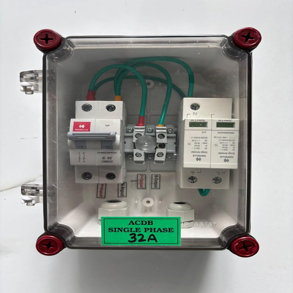 Havells Single Phase 32A Solar ACDB
