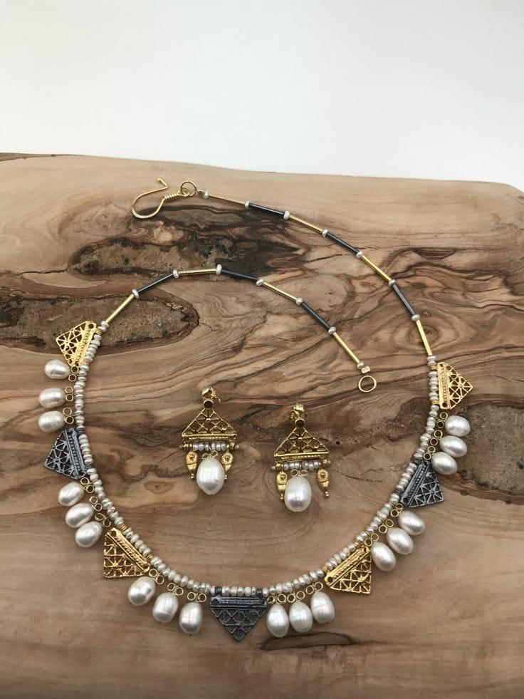 Egyptian Design Necklace - Color: Different Available