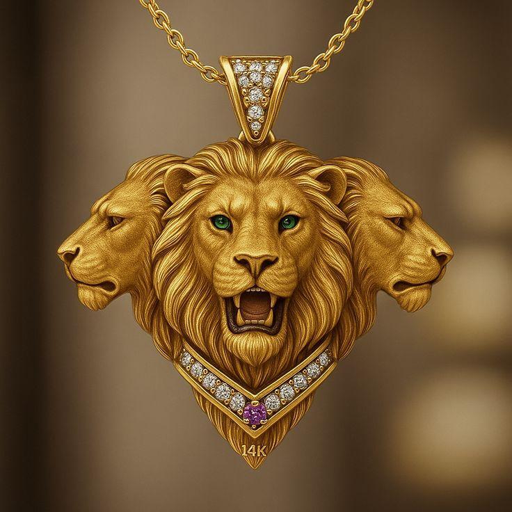 Lion Pendant - Color: As Per Requirement