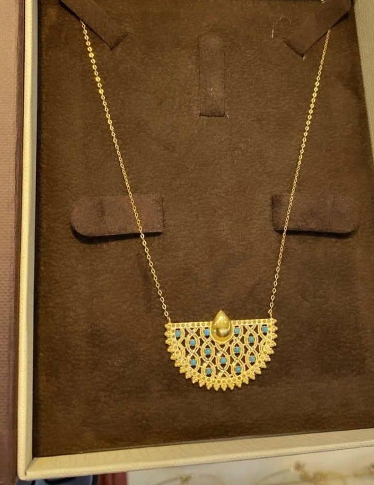 18Kt Gold Plated Stainless Steel Tarnish-Free Waterproof Demi-Fine Pendant Necklace - Color: As Per Requirement