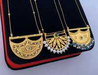 Bollywood Gold Pendant Necklace - Color: As Per Requirement