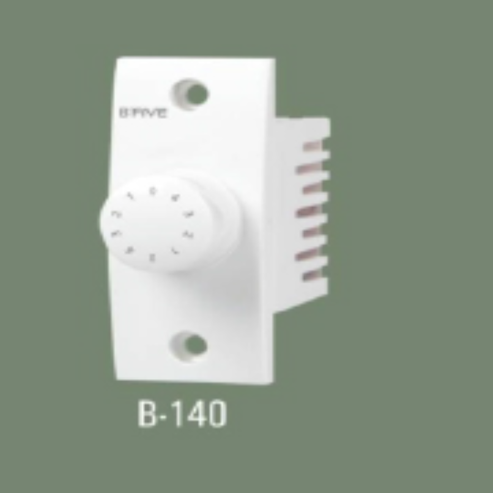 4 Step Fan Regulator - Color: White