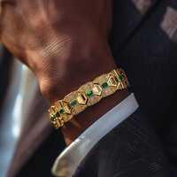 Designer Gold Bracelet - Color: As Per Requirement