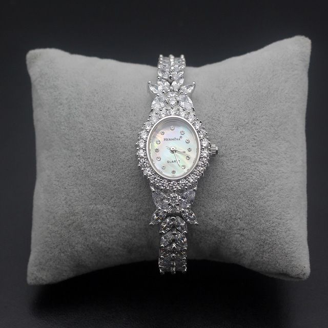 Premium Ladies Silver Watch - Color: Different Available