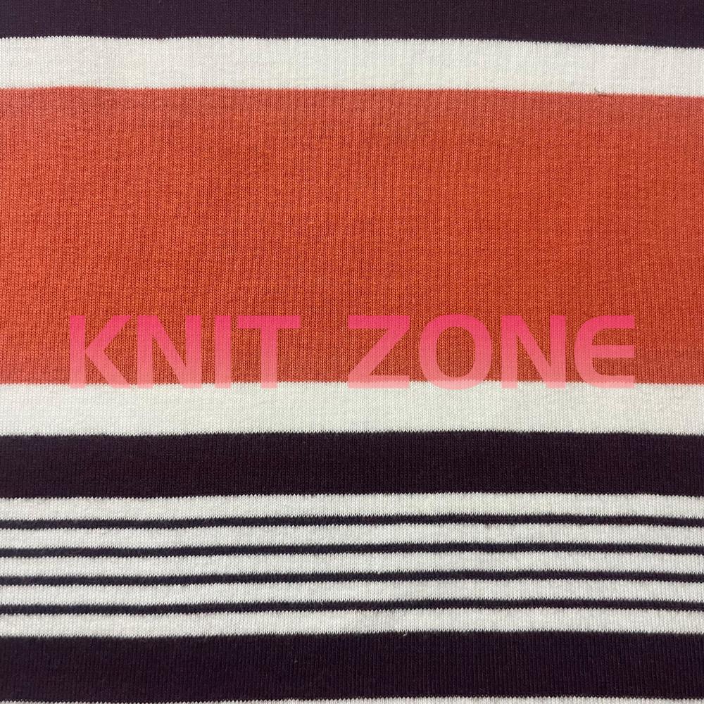 Single Jersey Stripes Fabric - Attributes: Washable