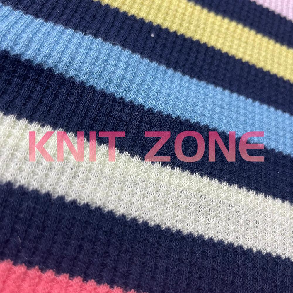 Single Jersey Stripes Fabric - Attributes: Washable