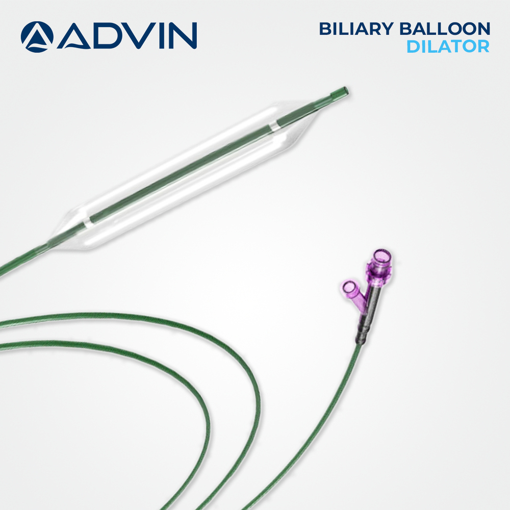 Biliary Balloon Dilator - Hydrophilic Coating, Radiopaque Marker, High Pressure Resistance | Sterile, Single Use, Individually Packed For Ercp
