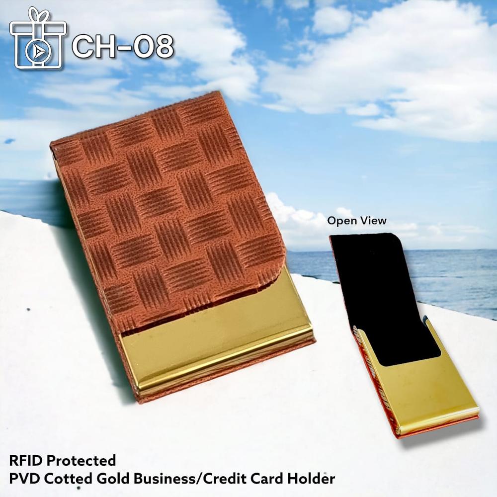 Rfid Protected Pvd Coated Business Cum Credit Card Holder - Capacity: 15 To 20 Pcs/Hr
