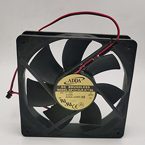 ADDA AD1212LB-A71GL 12V 0.24A 12CM 8025mm Chassis Power Supply Silent Cooling Fan