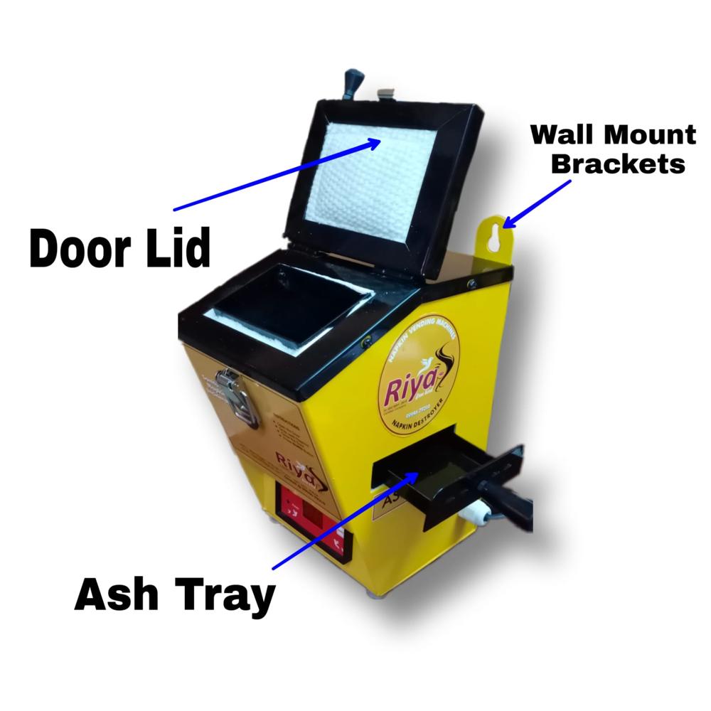Napkin Disposal Machine - Color: Yellow