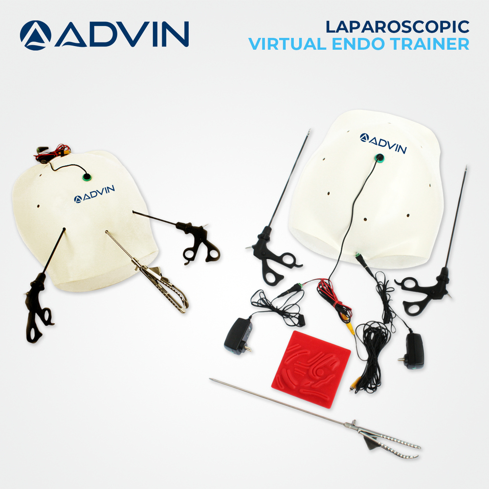 Laparoscopic Endo Trainer Advin - Virtual Reality Simulator , 2-5 Instrument Holes, Ccd Camera Vision For Enhanced Realism