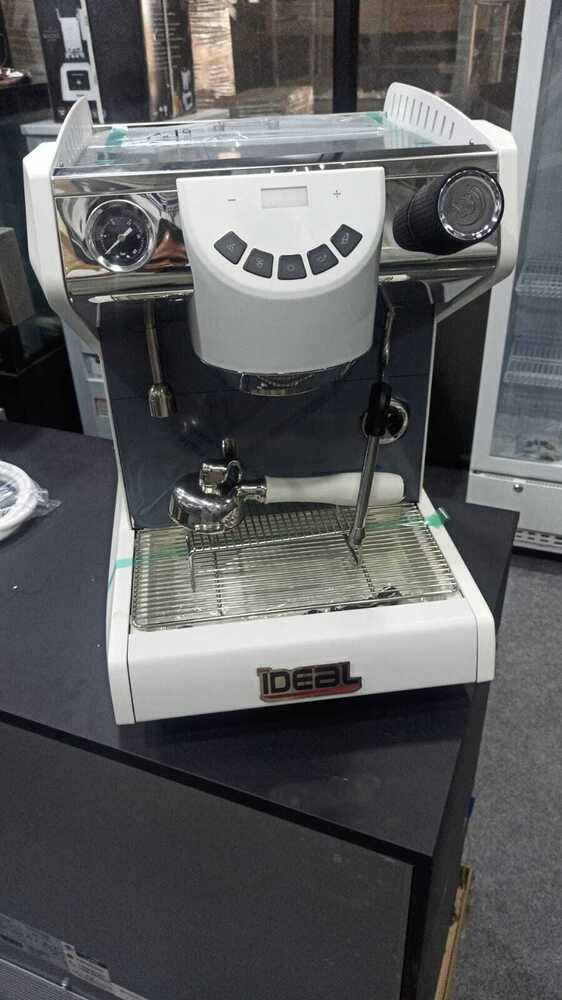 Silver Single Group Coffee Machine