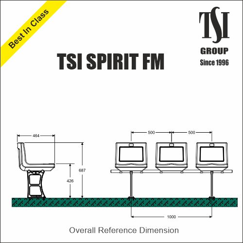 Plastic Stadium Chair