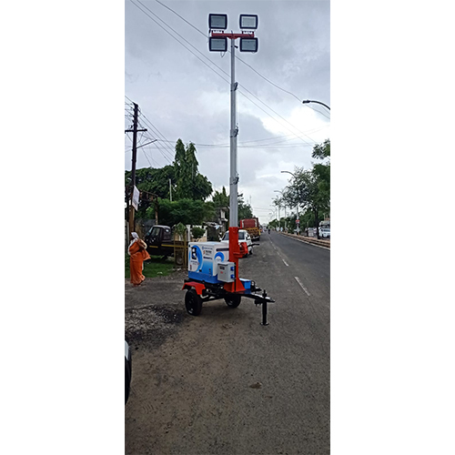 Smlt 9  Mobile Lighting Tower - Color: Red