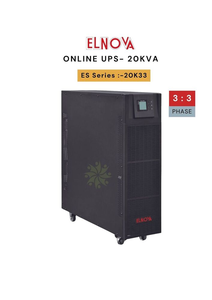 Elnova Online Ups 20 Kva Three Phase In Three Phase Out - Color: Black ...