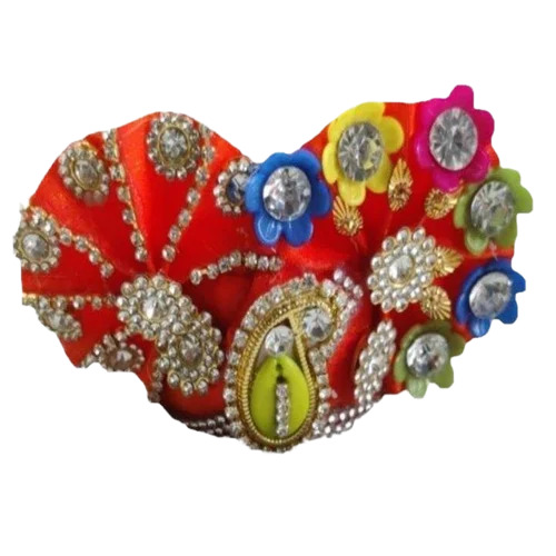 Designer Laddu Gopal Mukut - Color: Multicolour