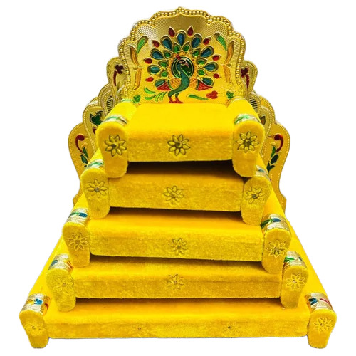 Latest Mor Singhasan - Color: Yellow