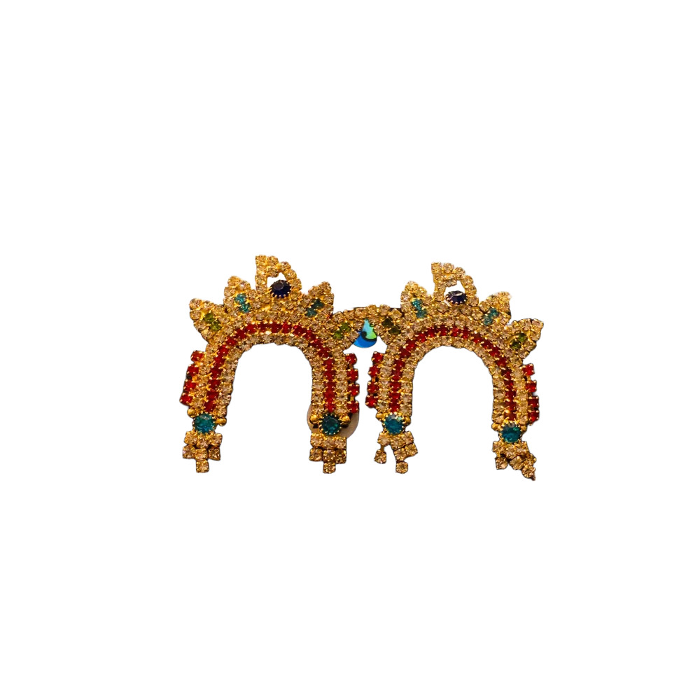 Stone Work Chandrika For Radha Rani - Color: Multicolour