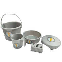 Plastic Laddu Gopal Bath Set