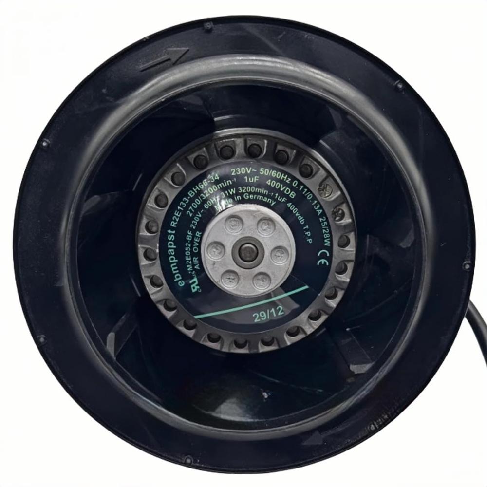 EBM PAPST R2E133-BH66-34 230V 0.11/13A 25/28W Fan-M2E052-BF 2700RPM 4-Wire Centrifugal Cooling Fan
