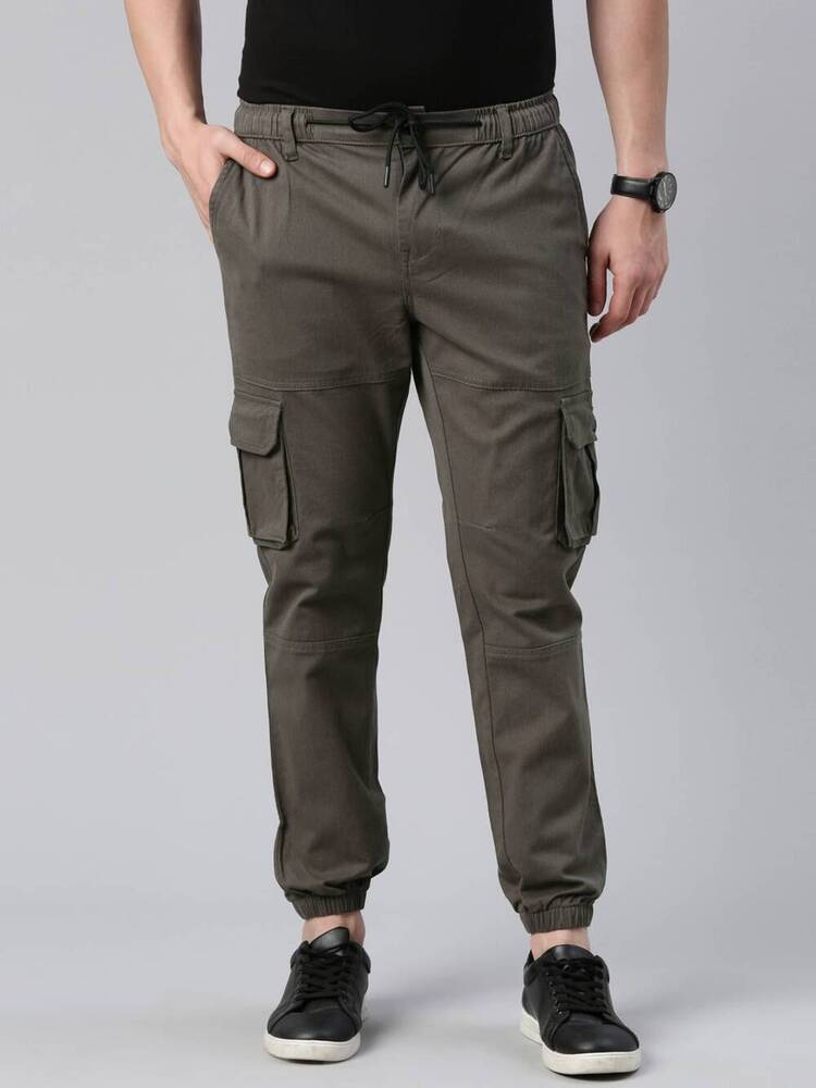 Mens Dark Olive Cargo Pant