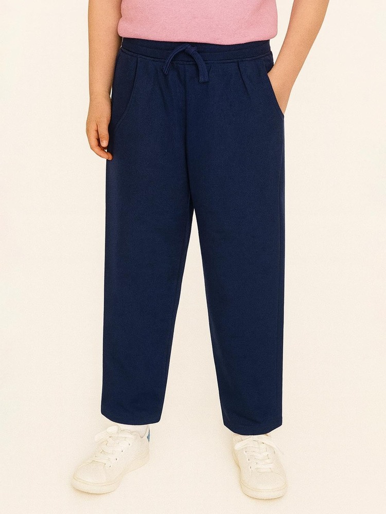 Boys Fleece Navy Track Pant