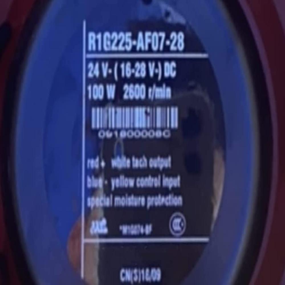 EBM PAPST R1G225-AF07-28 24V 100W 2600RPM 17251mm 4-Wire Axial Cooling Fan