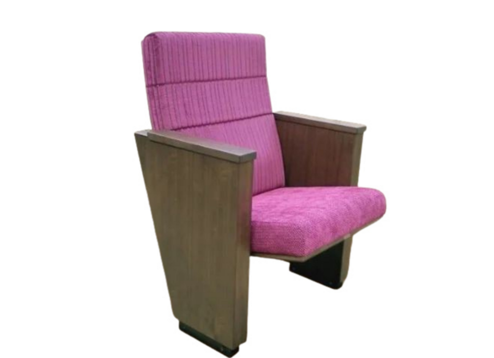 Ad-8 Tip Up Auditorium Chair - Finish: Polished