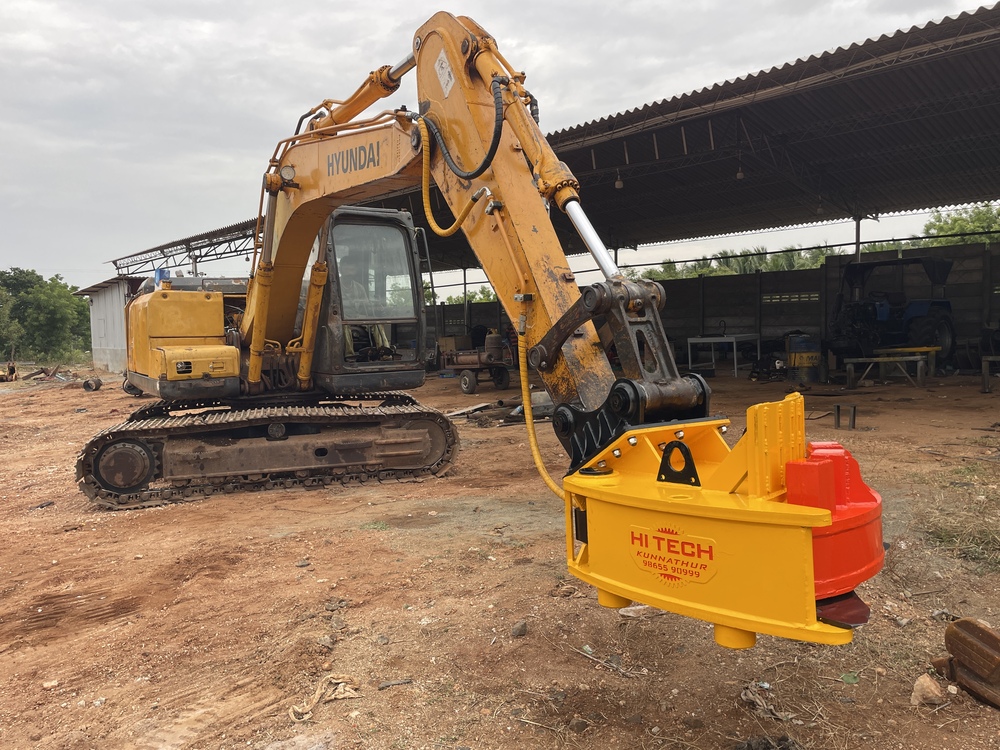 Tree Cutter JCB Machine
