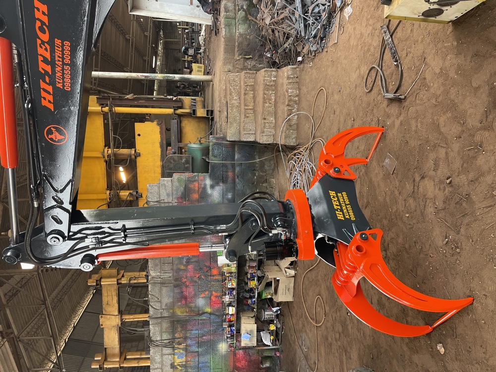 Wood Log Grabber - Finishing: Powder-Coated Finish