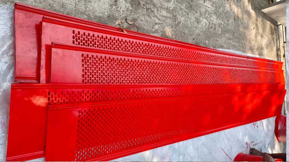 Polyurethane Screen Mesh - Solid Polyurethane Standard Size Red Color | Durable Industrial Solution for Screening Filtration and Sieving