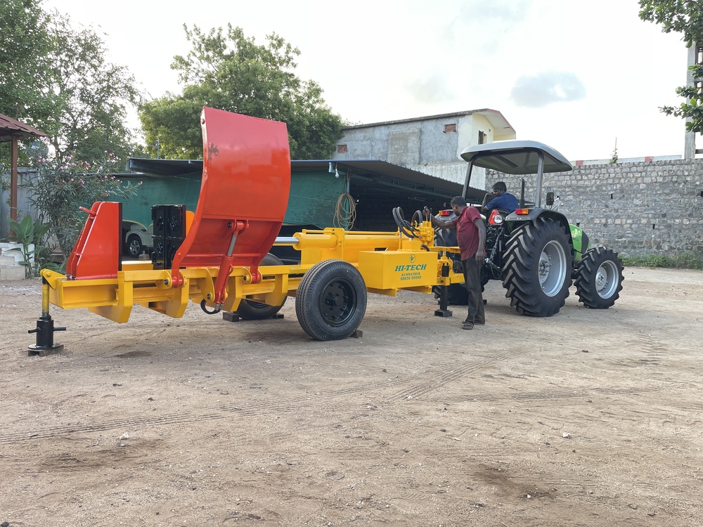 Tractor Mounted Wood Splitter - Finishing: Powder-Coated Finish