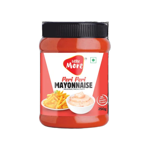 250 Gm Peri Peri Mayonnaise - Packaging: Mason Jar
