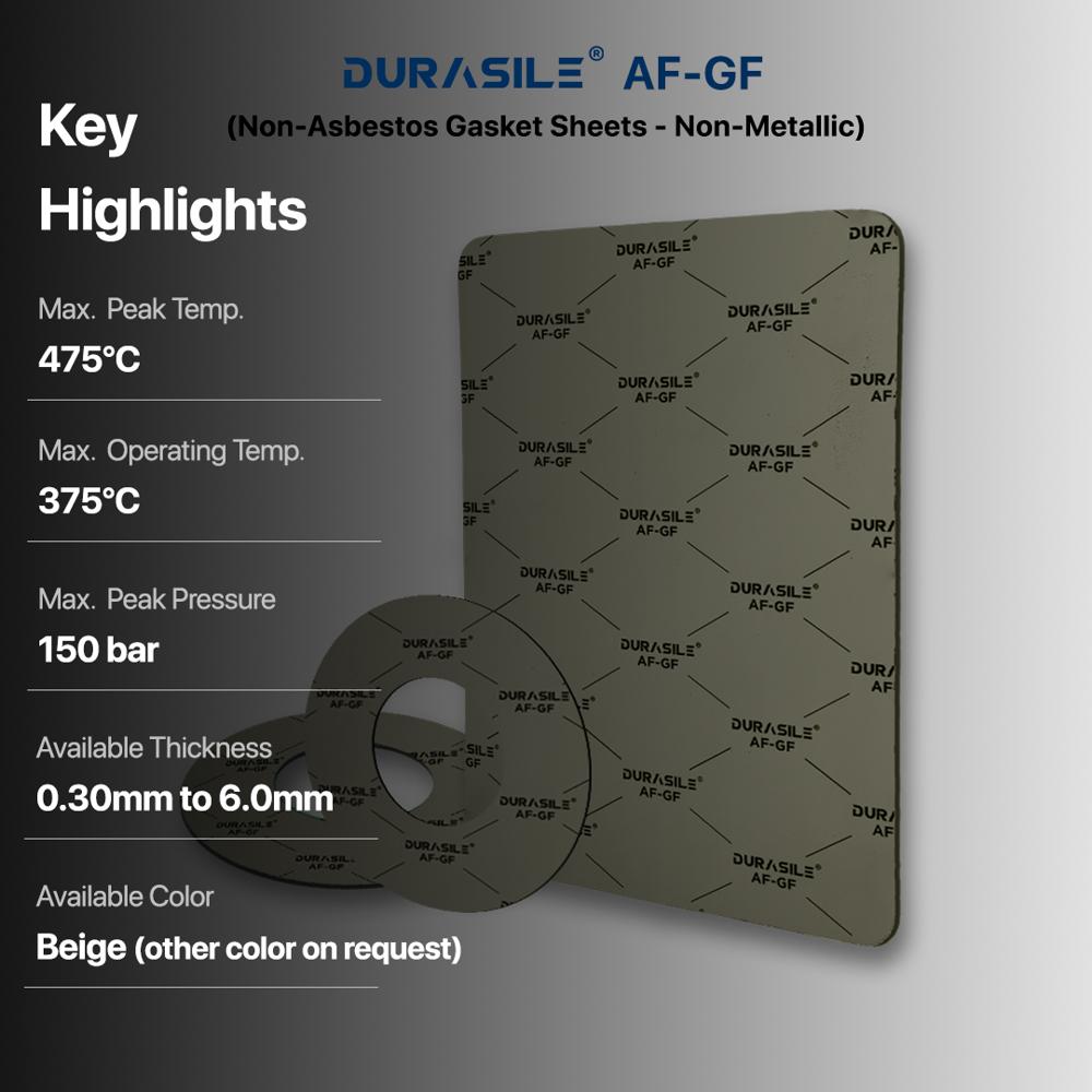Af-gf Non Asbestos Gasket Sheets - Non-metallic - Application: Sealing Industry
