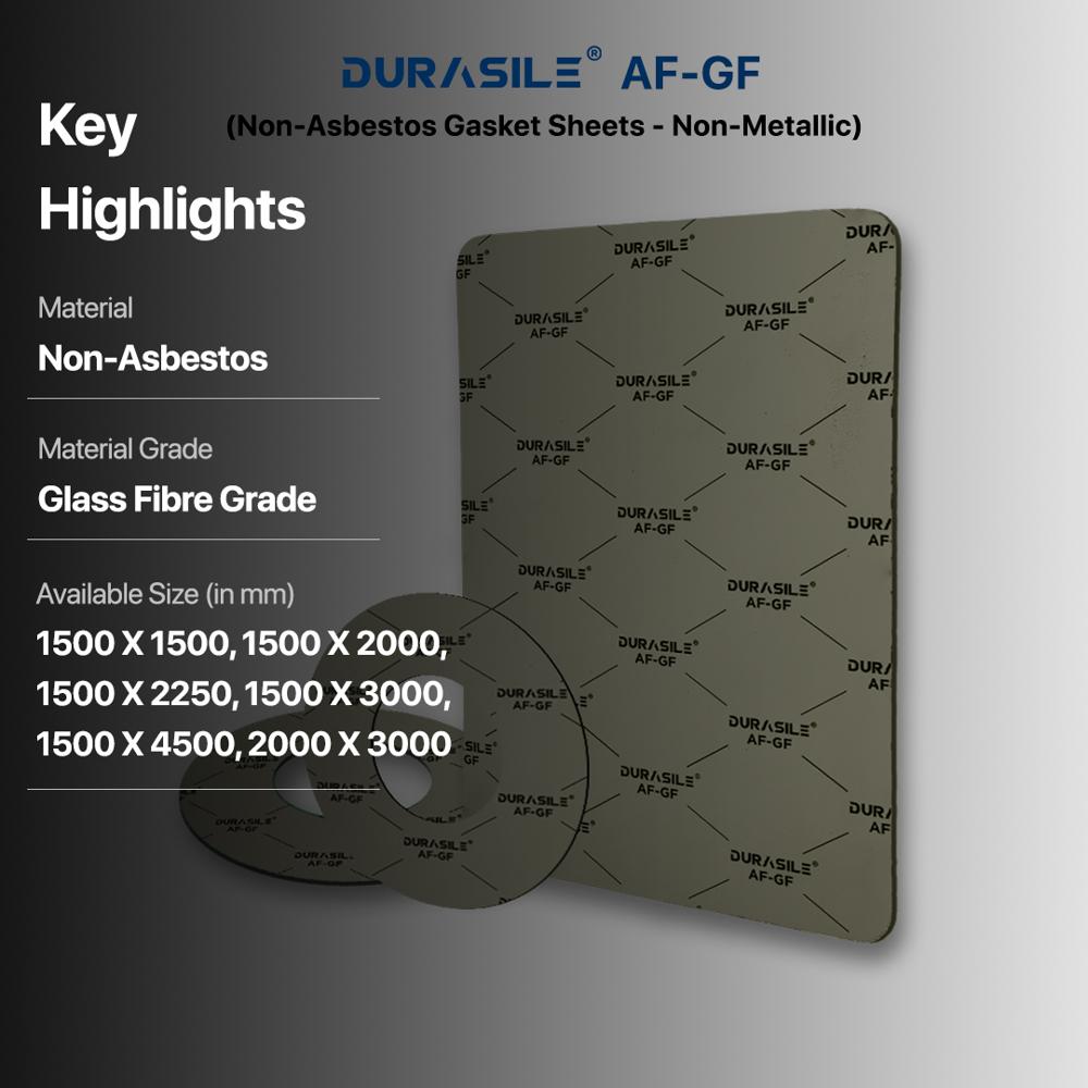 Af-gf Non Asbestos Gasket Sheets - Non-metallic - Application: Sealing Industry
