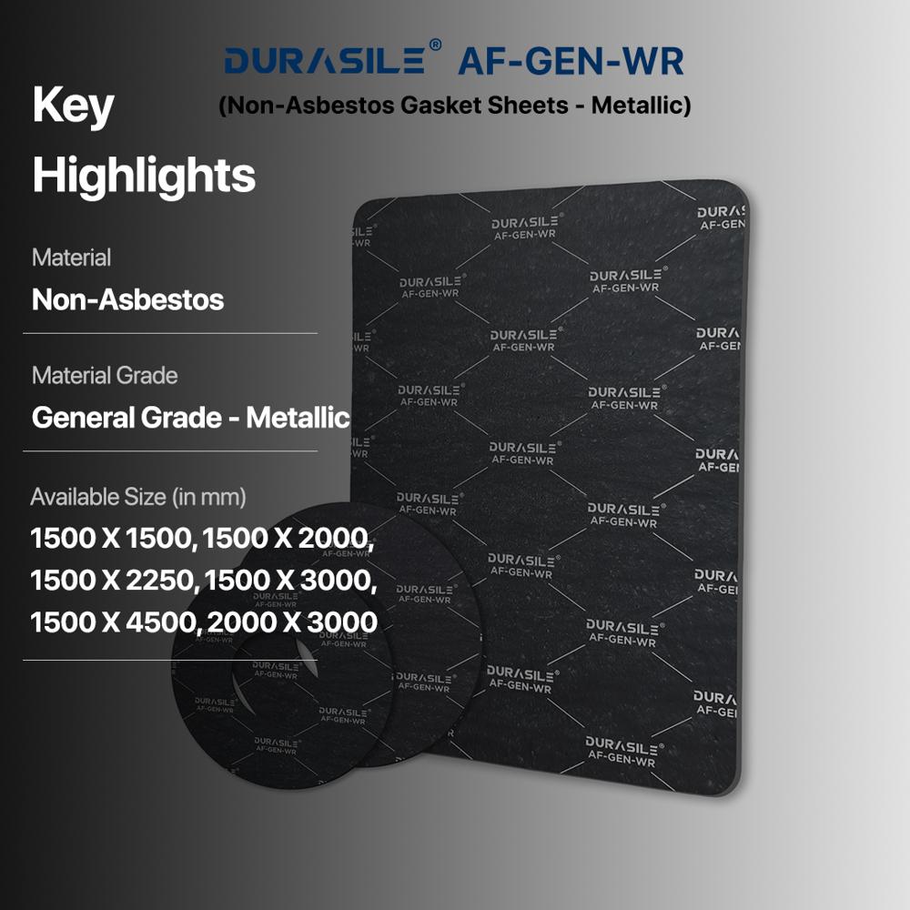 AF-GEN-WR Non Asbestos Gasket Sheets - Metallic